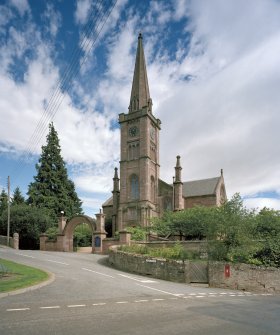 View from SW from junction with Bamff Road