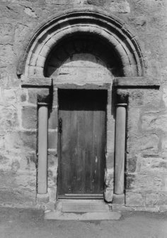 View of Norman south door.