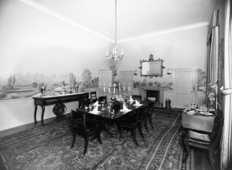 Interior.
Ground floor, view of dining room.