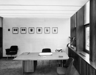 Interior.
View of office desk.