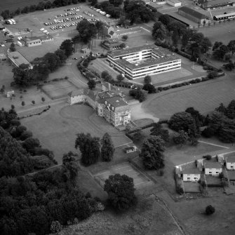 Oblique aerial view from W.