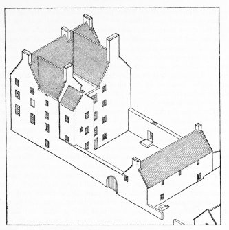 Copy of drawing by restoring architect, Ian G. Lindsay