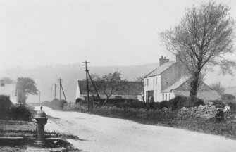 General view of Newhouse from the SE.
In the foreground stands a cast-iron pump.
From J Cameron (1904), History of the Buchanite Delusion, 1783-1846, plate opposite page 139.