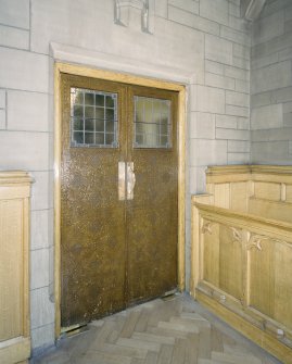 Interior. Detail of decorative doors.