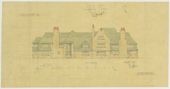 Drawing of South Elevation, Wayside, St Andrews.