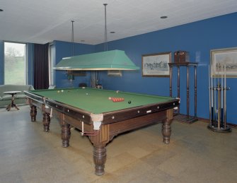 Interior, second floor, billiard-room, view from North East