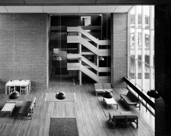 View of junior common room in Falmer House.