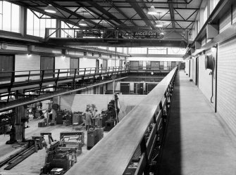 Interior.
View of landing in unidentified pure and applied science building.