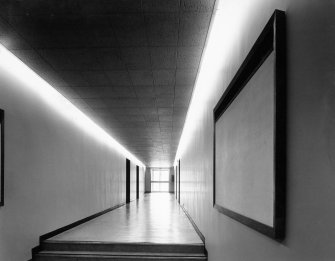 Interior.
View of along corridor of unidentified pure and applied science building.