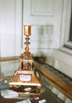 Interior.
View of Marie Antoinette's altar candlestick.