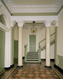 Interior. View of office entrance hall