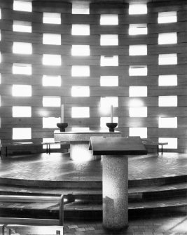 Meeting House.
First floor, chapel, altar.