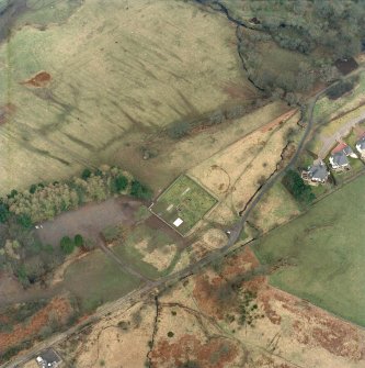 Scanned oblique aerial view of Strathblane Junction Chamber (NS 55730 79000)