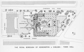 Copy of drawing showing site plan.
