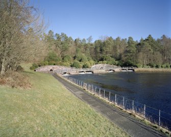 View from SW showing Mugdock Reservoir, Gauge Basin and Measuring Pond