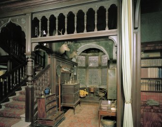 Staircase, view from west