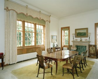 Interior, 1st floor, dining-room, view from north east