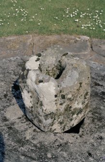 Detail of shaft bearing.