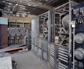 Interior. Powerhouse showing mercury arc rectifier cabinets.