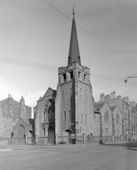 Glasgow, 651-679 Old Shettleston Road, Eastbank Church.
General view from South.