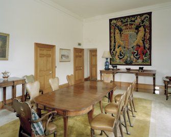 Interior, 1st floor, dining-room, view from north east