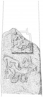 Balluderon, St Martin's Stone, Pictish cross-slab.