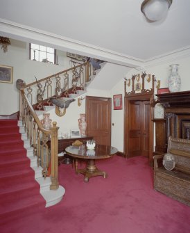 Interior. Upper Ground floor. Stair hall