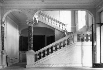 View of staircase in original villa.