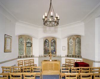 Interior. View of side chapel