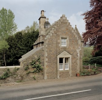 West lodge, view from south west.