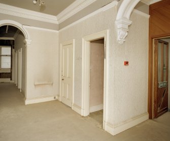 Interior. View of former managers flat turret room.