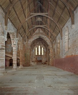 Interior. Nave. View from SE