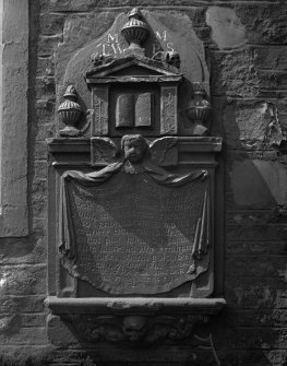 View of Wilkie Monument at Canongate Church.