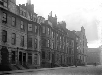 General view of Castle Street no.s 37-49 looking towards George Street