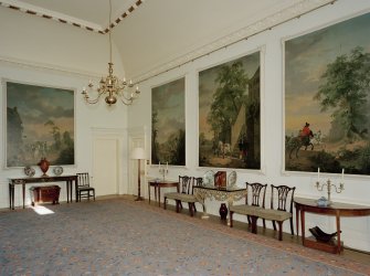Ground floor, former billiard room, interior view from south west