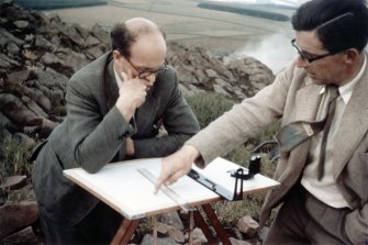 Ian Scott and Alastair MacLaren at The Dunion, Jedburgh.