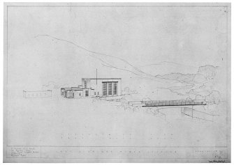 Grudie Bridge Power Station.
Perspective sketch.