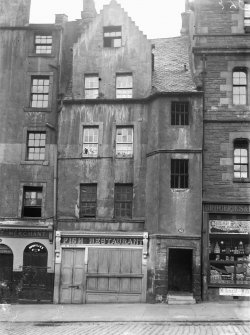 Elevation of 74 - 84 (even) Grassmarket, before restoration, also showing part of Nos 72 and 86