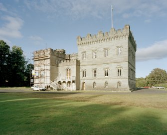 Taymouth Castle.  West range, view from West.