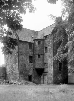 General view of Old Jerviston House, Motherwell, from NE.