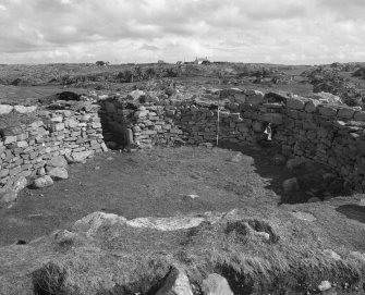 Interior view from NW showing entrance and door 3.