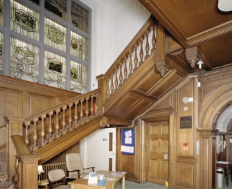 Interior. Ground floor. Staircase.