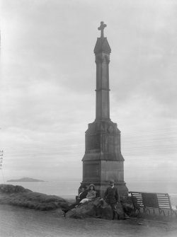 View of Alexander III Monument, Kingswoodend, from North West