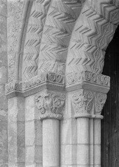 Capitals, east processional doorway