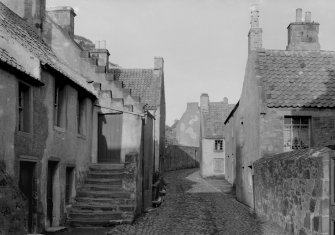 General view of Back Causeway with Ingle Neuk to the left