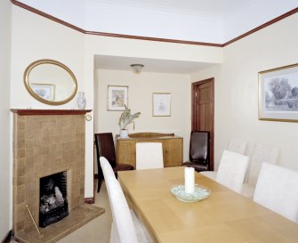 Interior. View of parlour including fireplace