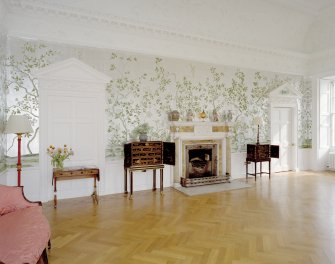 Chinese drawing-room on ground floor of Arniston House, Midlothian, taken from NW