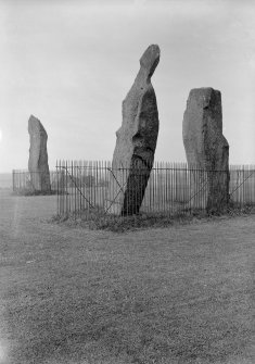 Standing Stones, Lundin Links. General view. 