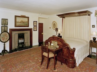 Leith Hall, interior.  First floor. Leith bedroom: view from South East