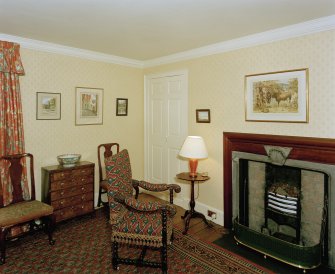 Leith Hall, interior.  First floor. North East bedroom: view from South West